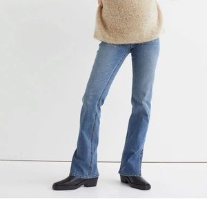 H&M Skinny High Waisted Split Ankle Jeans